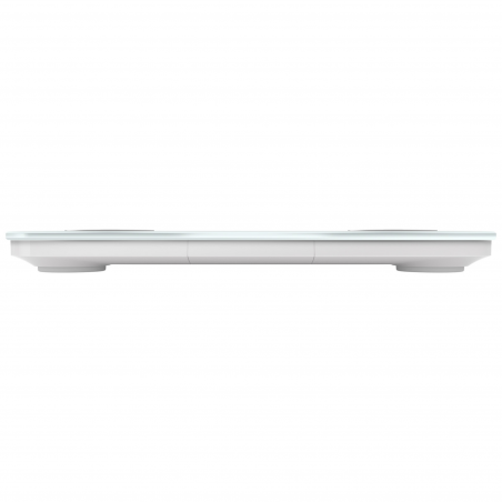 Cantar digital inteligent Xiaomi Body Composition Scale S400, Pana la 150 kg, Bluetooth,Masurare puls, Mod pentru bebelusi, Alb/Gri
