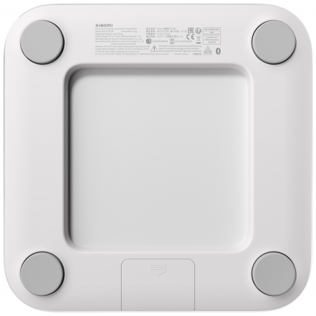 Cantar digital inteligent Xiaomi Body Composition Scale S400, Pana la 150 kg, Bluetooth,Masurare puls, Mod pentru bebelusi, Alb/Gri