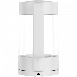 Fierbător electric AENO AEK0005, 2200 W, 1,7 l, 40-100 °C, bază rotativă la 360°, STRIX, afișaj LED, filtru, alb