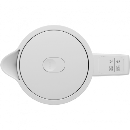 Fierbător electric AENO AEK0005, 2200 W, 1,7 l, 40-100 °C, bază rotativă la 360°, STRIX, afișaj LED, filtru, alb