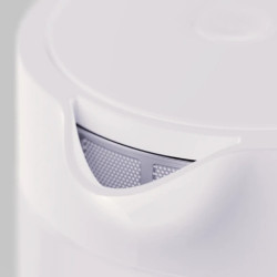 Fierbător electric AENO AEK0005, 2200 W, 1,7 l, 40-100 °C, bază rotativă la 360°, STRIX, afișaj LED, filtru, alb