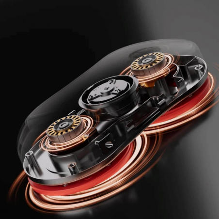 Robot de spălat geamuri HUTT DDC55 Pro, 5400 Pa, 150 m², senzori AI, algoritm inteligent, alb