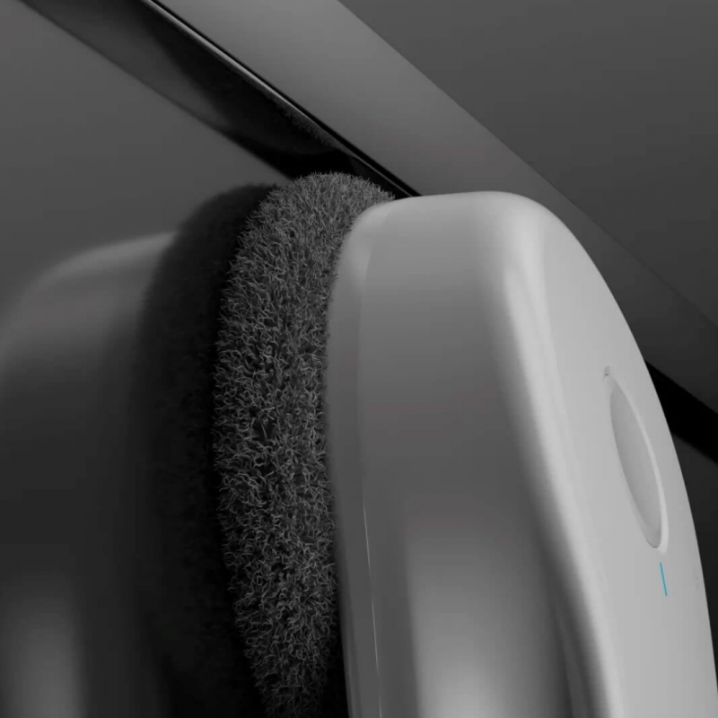 Robot de spălat geamuri HUTT DDC55 Pro, 5400 Pa, 150 m², senzori AI, algoritm inteligent, alb