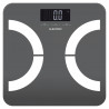 Cântar-analizor Albatros Body Planner, până la 180 kg, BIA, LED, kg/lb/st, gri