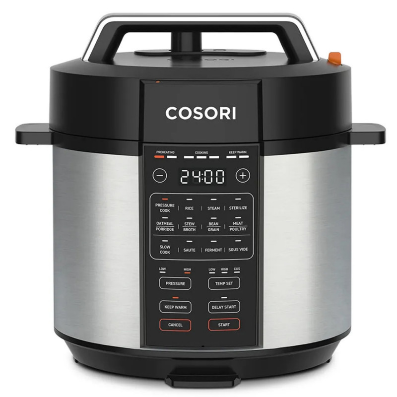Multicooker pentru gаtit sub presiune Cosori CMC-CO601-SEU, 1100 W, 5,7 l, 80 kPa, 9 programe, Timer, Negru