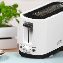 Prăjitor de pâine First Austria FA-5368-4, 900 W, funcție de decongelare, 38 cm, alb
