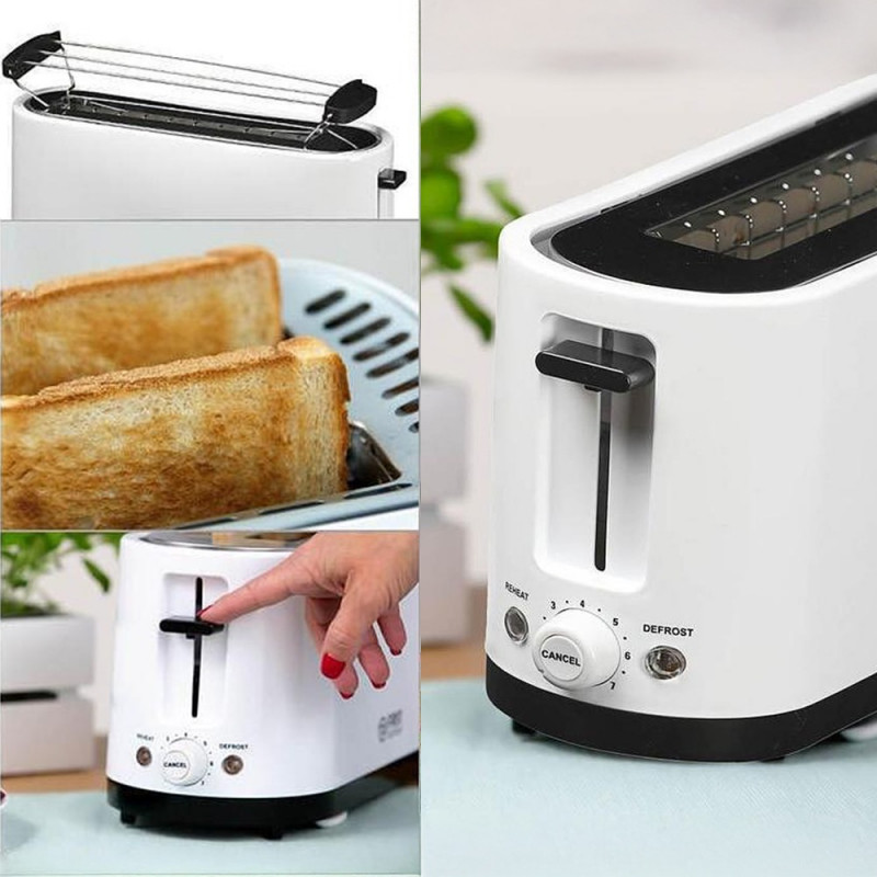 Prăjitor de pâine First Austria FA-5368-4, 900 W, funcție de decongelare, 38 cm, alb