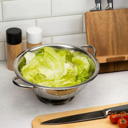 Sită cu mânere Kinghoff KH 1238, 28 cm, din oțel inoxidabil