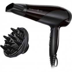 Uscător de păr Remington Power Dry Ionic D3198, 2200 W, 2 viteze, 3 niveluri de căldură, ionizare, negru