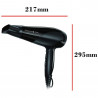 Uscător de păr Remington Power Dry Ionic D3198, 2200 W, 2 viteze, 3 niveluri de căldură, ionizare, negru