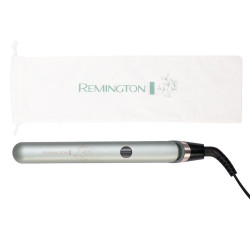 Placă de îndreptat părul Remington Botanicals S5860, 150-230 °C, 10 setări de temperatură, BotaniCare, Advanced Ceramic, Plăci cu extract de microbalsamuri, Verde