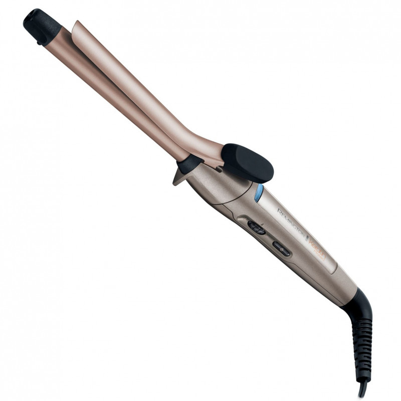 Placă de păr Remington Ci5318 Keratin Protect, Acoperire ceramică, 150-210 °C, Îmbogățită cu keratină și ulei de migdale, Bronz/aur roz