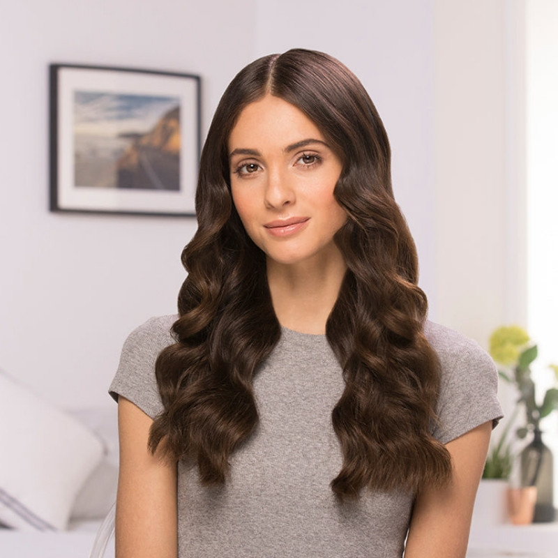 Placă de păr Remington Ci5318 Keratin Protect, Acoperire ceramică, 150-210 °C, Îmbogățită cu keratină și ulei de migdale, Bronz/aur roz