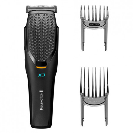 Aparat de tuns Remington HC3000 POWER X3, 45 min, motor V3, 0,5 mm – 2,4 cm, lame autoascuțitoare din oțel japonez, negru