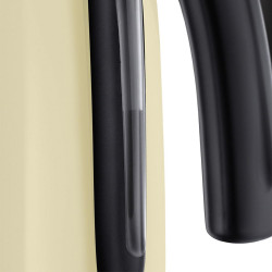Ceainic electric Russell Hobbs Colours Plus Classic Cream 20415-70, 2400 W, 1,7 l, Fierbere rapidă, Element de încălzire ascuns, Bază rotativă la 360°, Indicator, Culoare crem