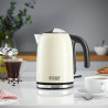 Ceainic electric Russell Hobbs Colours Plus Classic Cream 20415-70, 2400 W, 1,7 l, Fierbere rapidă, Element de încălzire ascuns, Bază rotativă la 360°, Indicator, Culoare crem
