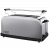 Prăjitor de pâine Russell Hobbs Adventure Oxford 21396-56, 1200 W, 2 felii, 1 compartiment, 6 niveluri de prăjire, Tava pentru firimituri, Oțel inoxidabil