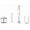 Blender, tocator si mixer 3 in1 Oliver Voltz OV51112WSC, 800W, 700 ml, 2 viteze, Lama din otel inoxidabil si accesoriu de amestecare, Alb
