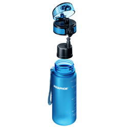 Sticla cu filtru pentru apa Aquaphor City 160026, 350 ml, Tritan, Carbune activ, Aqualen, Capac cu inchidere, Albastru