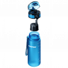 Sticla cu filtru pentru apa Aquaphor City 160026, 350 ml, Tritan, Carbune activ, Aqualen, Capac cu inchidere, Albastru
