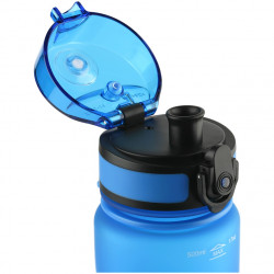 Sticla cu filtru pentru apa Aquaphor City 160010, 500 ml, Tritan, Carbune activ, Aqualen, Capac cu inchidere, Albastru