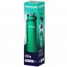 Sticla cu filtru pentru apa Aquaphor City 160045, 500 ml, Tritan, Carbune activ, Aqualen, Capac cu inchidere, Verde inchis