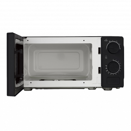 Cuptor cu microunde Kumtel HM-20, 600 W, 17 l, 6 trepte, Timer, Functie de decongelare, Negru