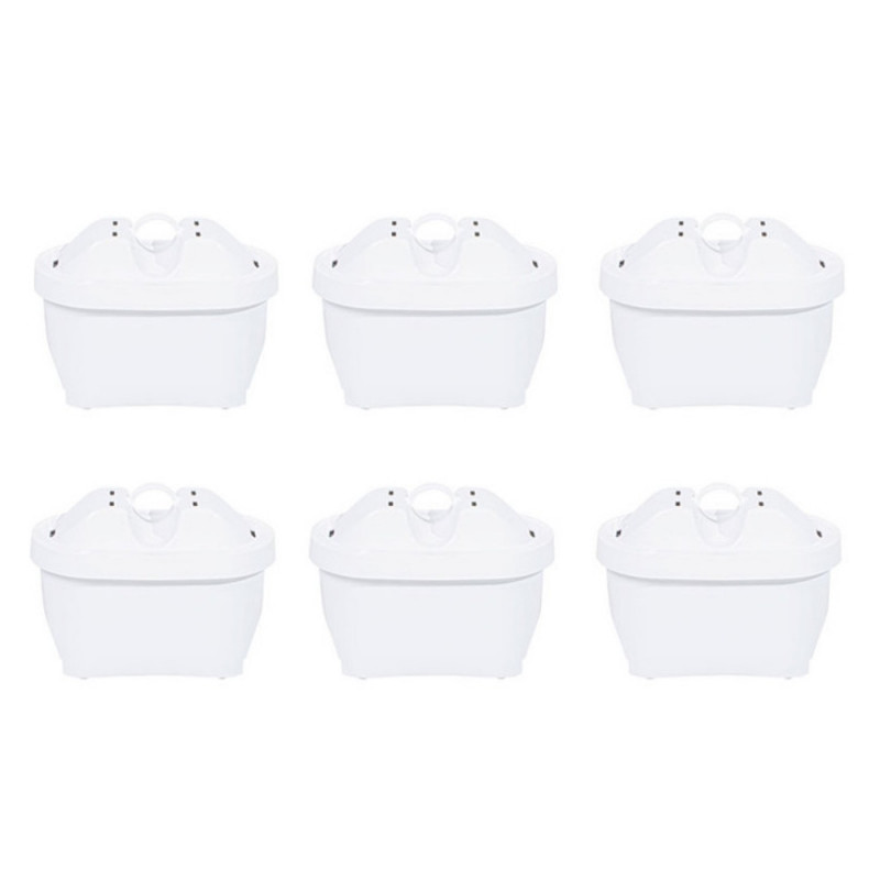 Set 6 filtre apa pentru cana Aquaphor MAXFOR+ Mg 220008, 200 l, Alb