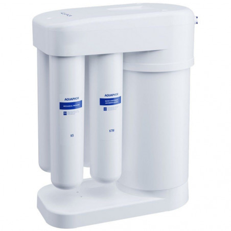 Sistem de filtrare incorporabil cu osmoza inversa Aquaphor DWM-101S Morion 320003, 6,5 bari, 2 l/min, Mineralizare, Alb