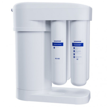 Sistem de filtrare incorporabil cu osmoza inversa Aquaphor DWM-101S Morion 320003, 6,5 bari, 2 l/min, Mineralizare, Alb