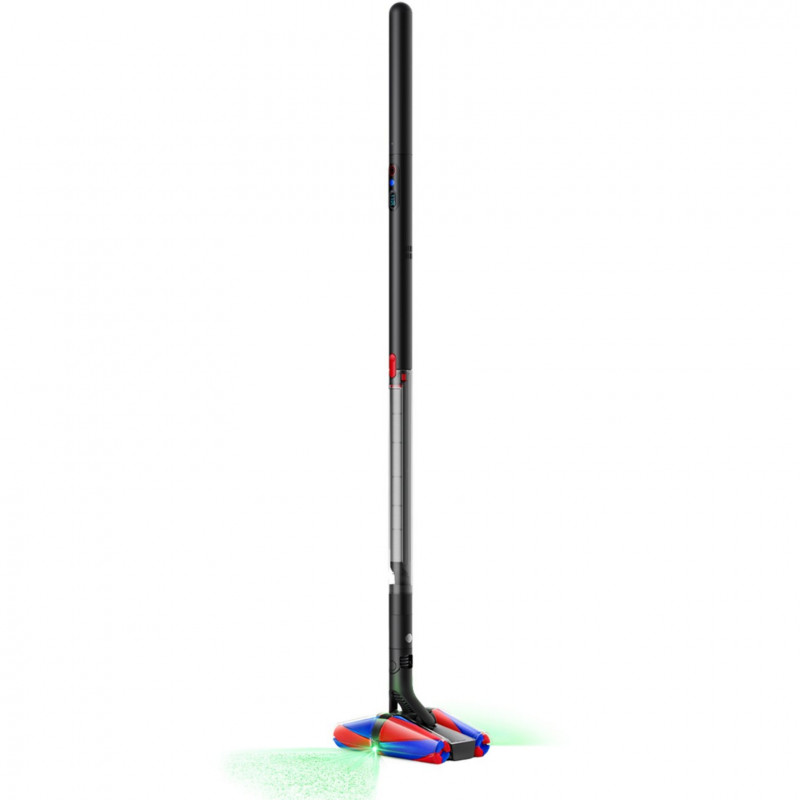 Aspirator vertical Dyson PencilVac Fluffycones 492689-01, 55 AW, 30 min, 80 ml, 140000 Hyperdymium™, design ultra-subțire, iluminare LED, negru