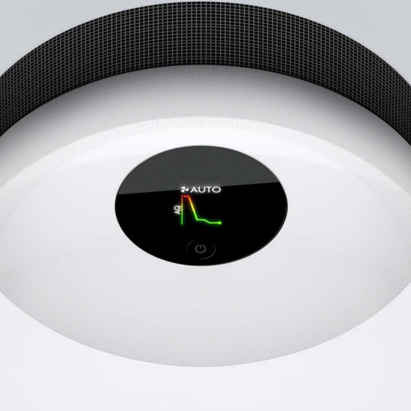 Purificator de aer Dyson Purifier Big+Quiet Formaldehyde BP02 304511-01 Alb/Argintiu, 50 W, 100 m², 90 l/s, 10 viteze, 2 moduri de flux de aer, ecran LCD, funcționare silențioasă, Alb/Argintiu