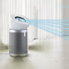Purificator de aer Dyson Purifier Big+Quiet Formaldehyde BP02 304511-01 Alb/Argintiu, 50 W, 100 m², 90 l/s, 10 viteze, 2 moduri de flux de aer, ecran LCD, funcționare silențioasă, Alb/Argintiu