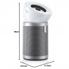Purificator de aer Dyson Purifier Big+Quiet Formaldehyde BP02 304511-01 Alb/Argintiu, 50 W, 100 m², 90 l/s, 10 viteze, 2 moduri de flux de aer, ecran LCD, funcționare silențioasă, Alb/Argintiu
