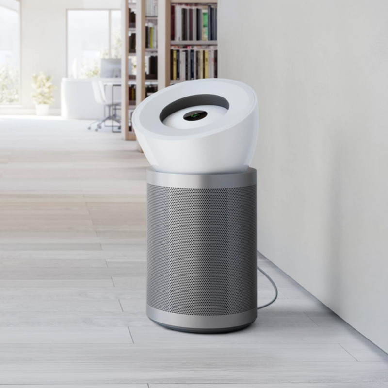 Purificator de aer Dyson Purifier Big+Quiet Formaldehyde BP02 304511-01 Alb/Argintiu, 50 W, 100 m², 90 l/s, 10 viteze, 2 moduri de flux de aer, ecran LCD, funcționare silențioasă, Alb/Argintiu