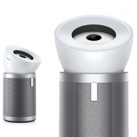 Purificator de aer Dyson Purifier Big+Quiet Formaldehyde BP02 304511-01 Alb/Argintiu, 50 W, 100 m², 90 l/s, 10 viteze, 2 moduri de flux de aer, ecran LCD, funcționare silențioasă, Alb/Argintiu