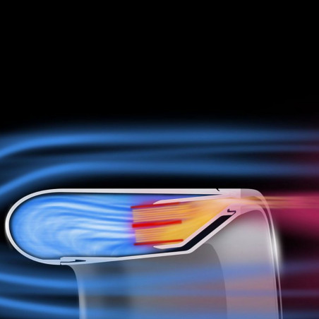 Aparat de încălzire și răcire 2-în-1 Dyson AM15 Hot+Cool 586340-01, 35 m², 10 viteze, oscilație 70°, ecran LCD, protecție împotriva răsturnării, Air Multiplier™, alb/argintiu