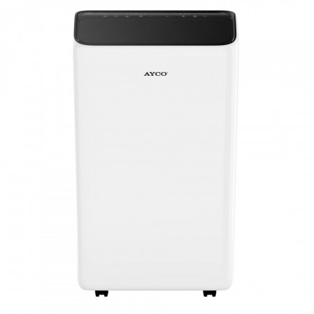 Aparat de aer conditionat portabil Ayco MAHC3428, 12000 BTU, Clasa A, Pana la 24 m², 450 m³, 64 dB, Comanda tactila, Alb