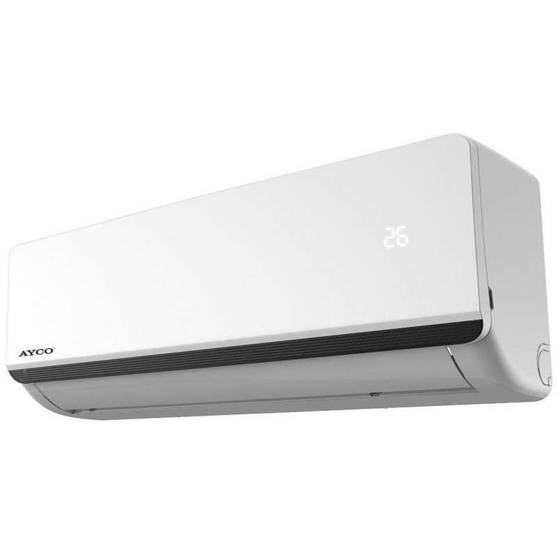 Aparat de aer conditionat cu invertor Ayco 24FP40BW, 24000 BTU, A++/A+, Pana la 55 m², Autocuratare, Autodiagnosticare, Repornire automata, Alb