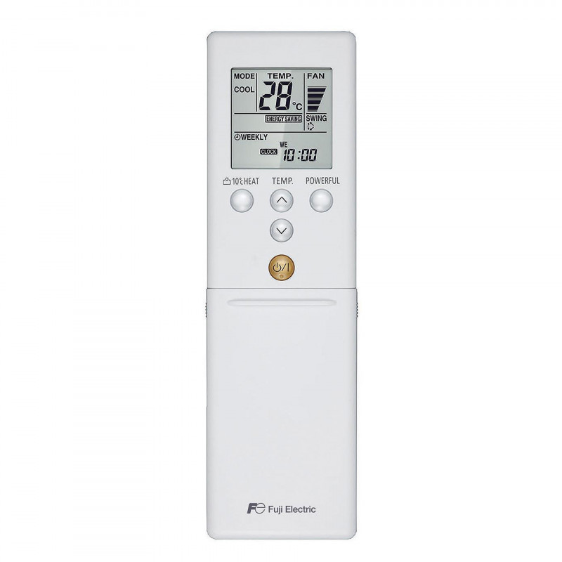 Aparat de aer conditionat cu invertor Fuji Electric KG RSG-12KGTE / ROG-12KGCA, 12.000 BTU, 28 m², A+++, Functionare silentioasa, Senzor de prezenta, Schimbator de caldura hibrid, Alb