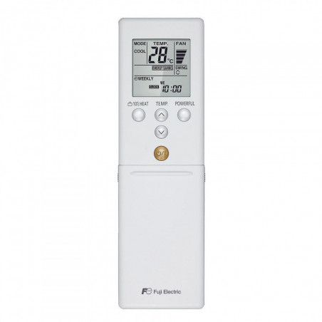 Aparat de aer conditionat cu invertor Fuji Electric KG RSG-12KGTE / ROG-12KGCA, 12.000 BTU, 28 m², A+++, Functionare silentioasa, Senzor de prezenta, Schimbator de caldura hibrid, Alb