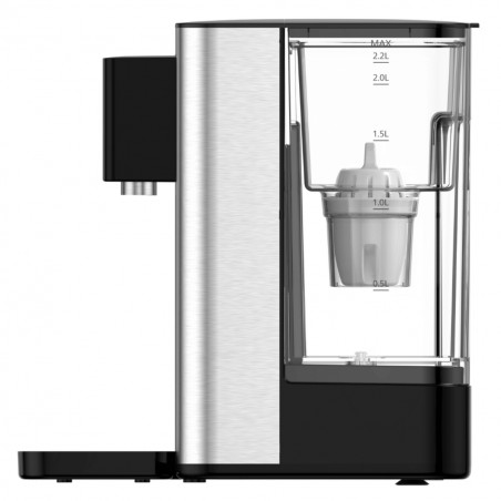 Stație de filtrare și încălzire a apei Philips ADD5906S/10, 2200 W, 2,2 l, 5–38 °C, Micro X-Clean Softening+, inox/negru