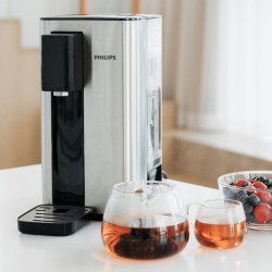 Stație de filtrare și încălzire a apei Philips ADD5906S/10, 2200 W, 2,2 l, 5–38 °C, Micro X-Clean Softening+, inox/negru