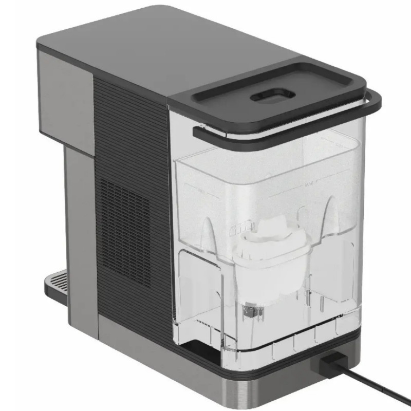 Dozator filtrare, incalzire si racire a apei Philips ADD5980S/10, 2200 W, 0,6 bar, 2,8 l, Micro X-Clean, 5-30 °C, Fara BPA, Inox/Negru