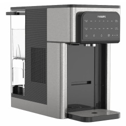 Dozator filtrare, incalzire si racire a apei Philips ADD5980S/10, 2200 W, 0,6 bar, 2,8 l, Micro X-Clean, 5-30 °C, Fara BPA, Inox/Negru