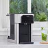 Dozator filtrare, incalzire si racire a apei Philips ADD5980S/10, 2200 W, 0,6 bar, 2,8 l, Micro X-Clean, 5-30 °C, Fara BPA, Inox/Negru