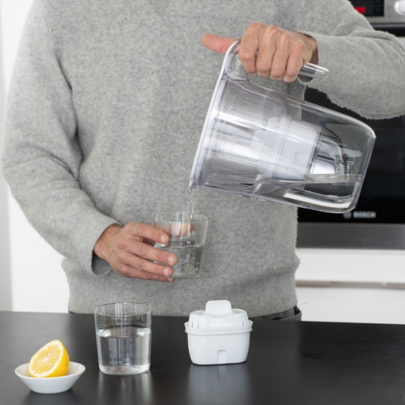 Filtru de apă Philips AWP2933WHT/58, 2,6 l, cronometru digital, Micro X-Clean, alb