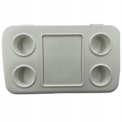 Ladă frigorifică cu roți Atlantic 1008728, 45 l, Răcire pasivă, 4 suporturi pentru pahare, Albastru