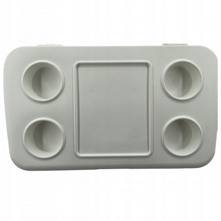 Ladă frigorifică cu roți Atlantic 1008728, 45 l, Răcire pasivă, 4 suporturi pentru pahare, Albastru