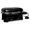 Gratar electric Weber Lumin Compact WB91010979DL, 2200 W, 315 °C MAX, Grill din fonta emailate cu portelan, Negru
